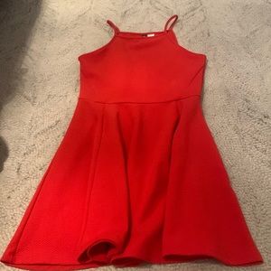 Red dress